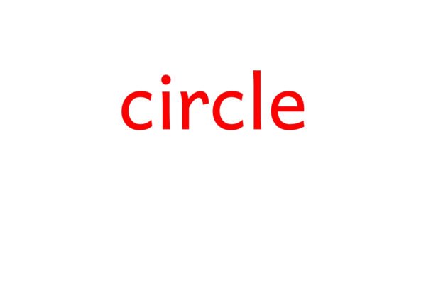 SHAPES FLASH CARD