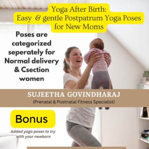 yoga after birth ebook front cover square image